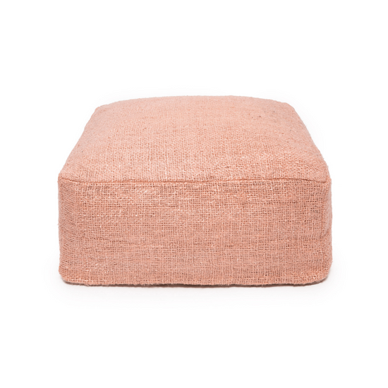 The Oh My Gee Pouffe - Salmon Pink , Poef , Bazar Bizar , livinglovely.nl