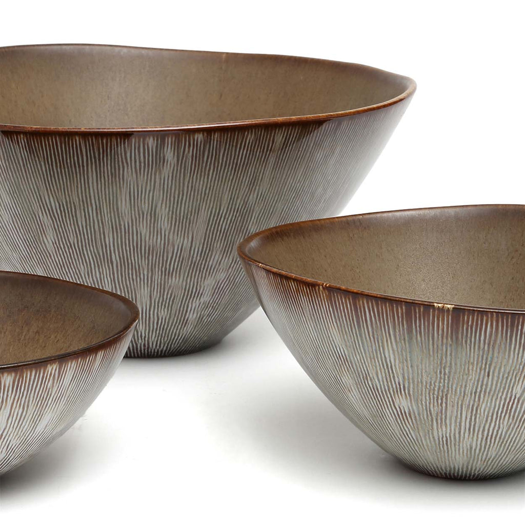The Peniche Serving Bowl - Set of 2 - - Bazar Bizar - livinglovely.nl