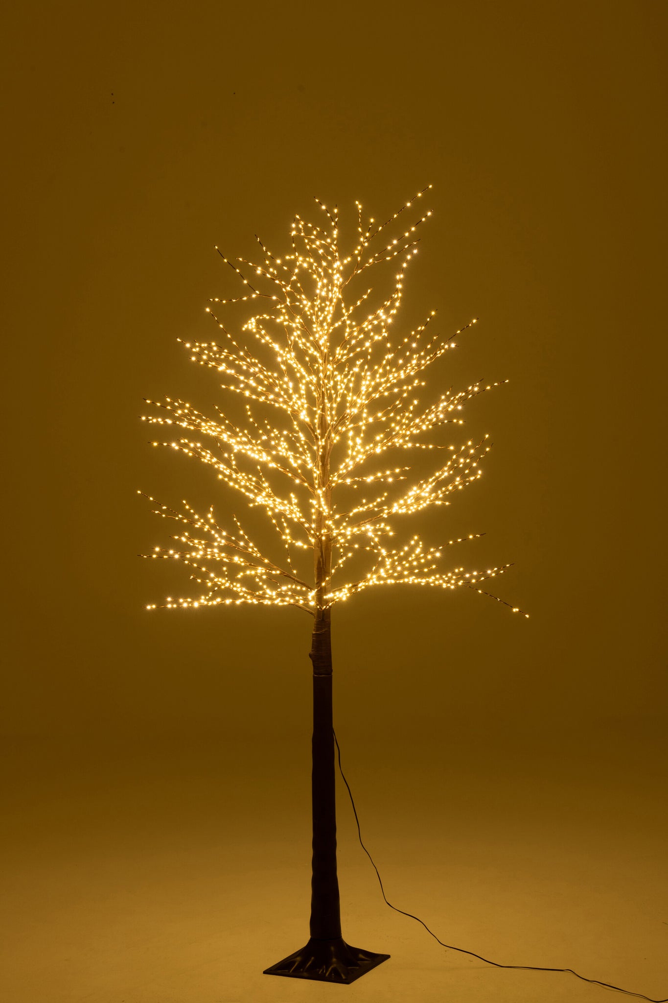 Tree 2000 Led Plastic Brown Medium - - J-Line - livinglovely.nl