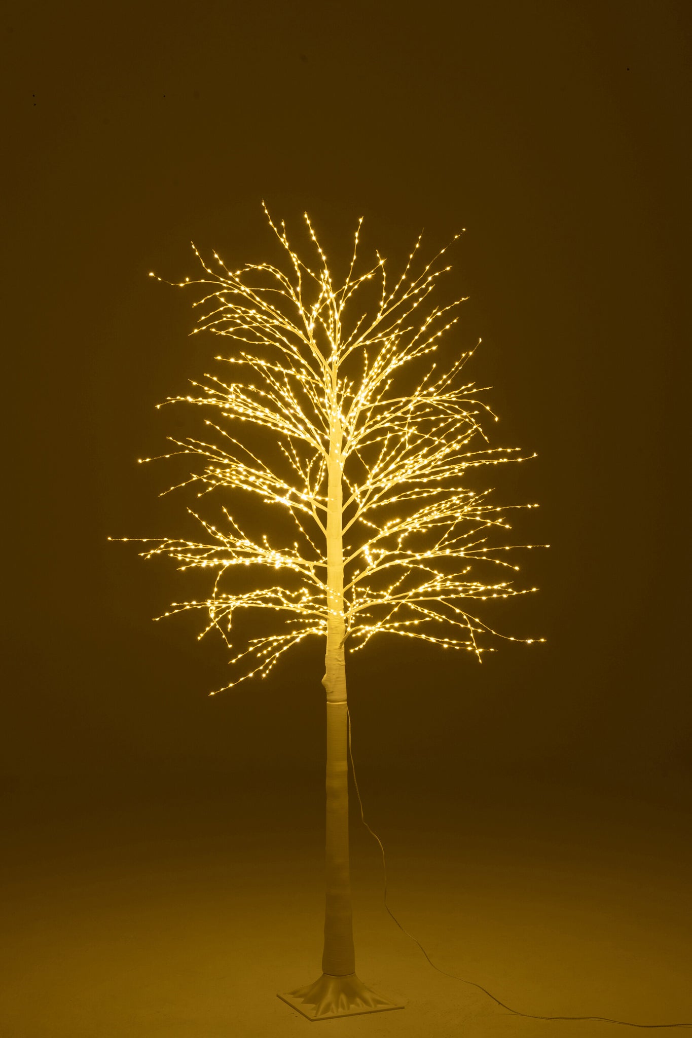 Tree 2000 Led Plastic White Medium - - J-Line - livinglovely.nl