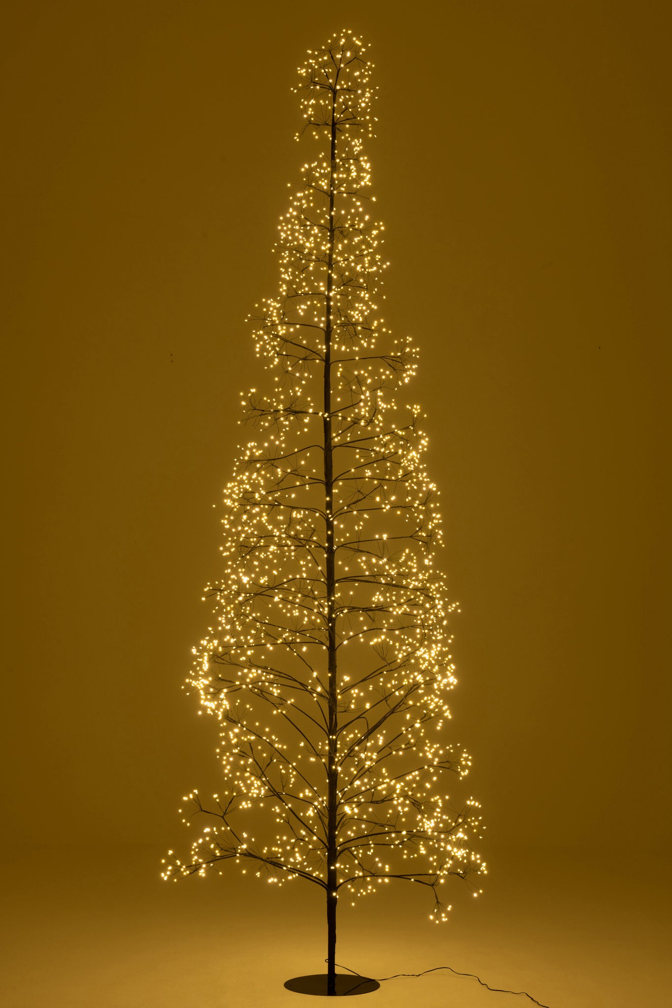 Tree 3000 Led Metal Black Large - - J-Line - livinglovely.nl