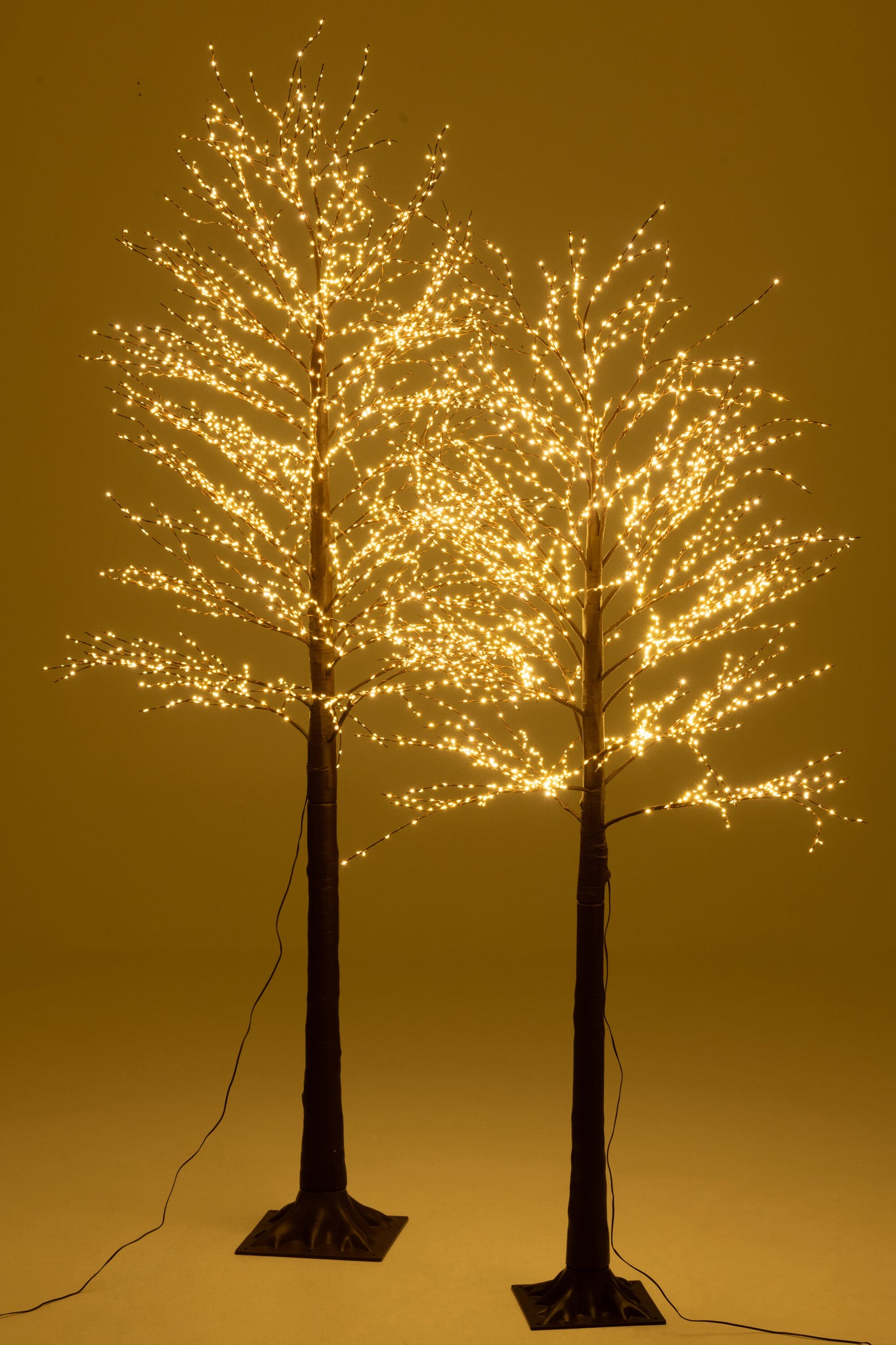 Tree 3000 Led Plastic Brown Large - - J-Line - livinglovely.nl