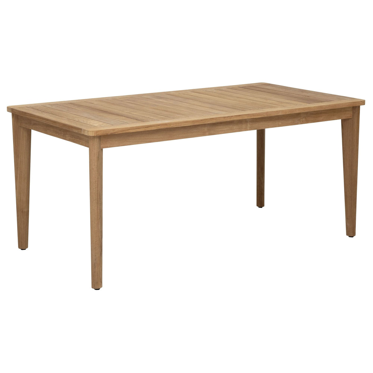 Tuintafel Amaro Outdoor 170cm van DTP Home, teakhouten tuintafel schuin van boven gezien
