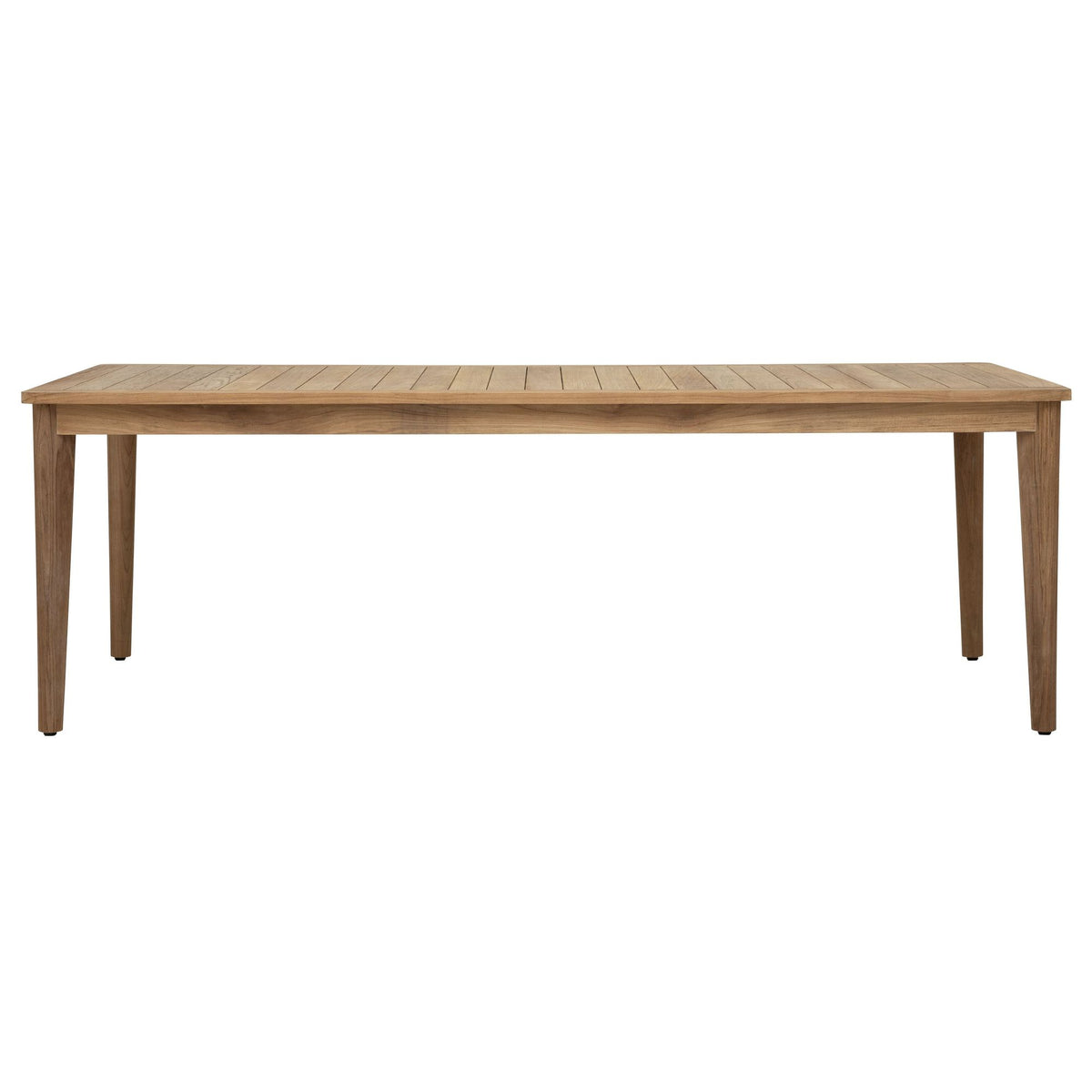 Tuintafel Amaro Outdoor 230cm van DTP Home, zijaanzicht van de tien persoons tuintafel