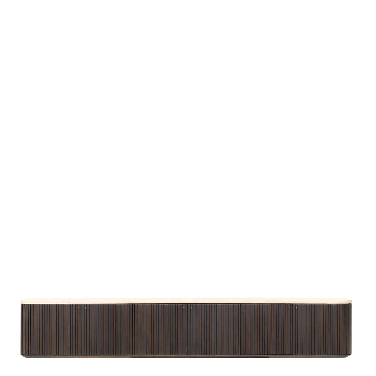 Afmetingen van het zwevende TV-meubel Maroon 140 cm breed