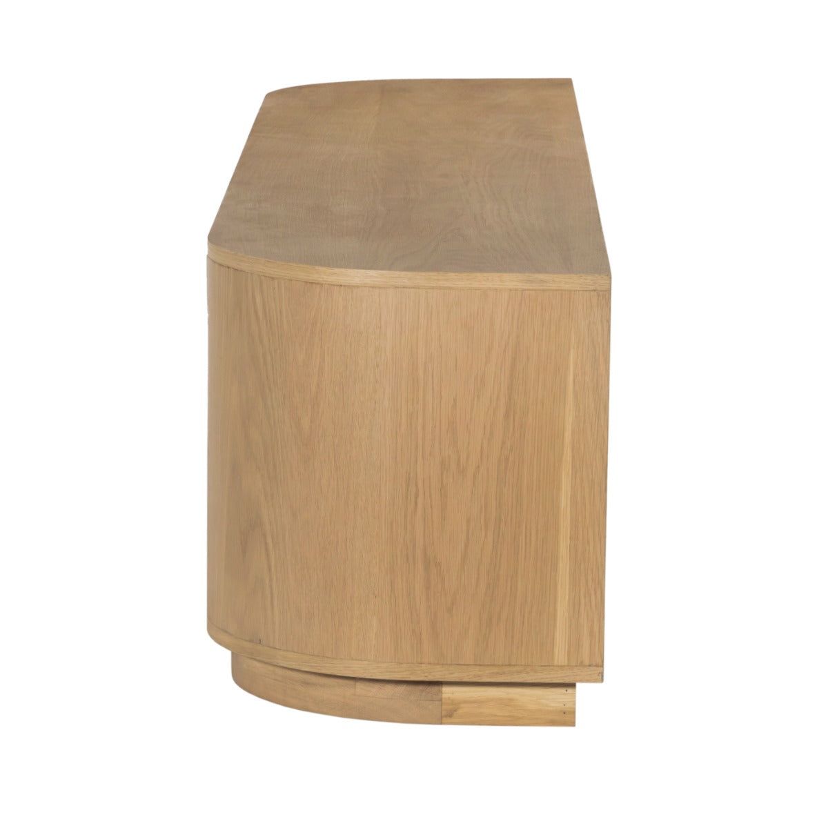 TV-meubel Novero naturel 180cm zijaanzicht