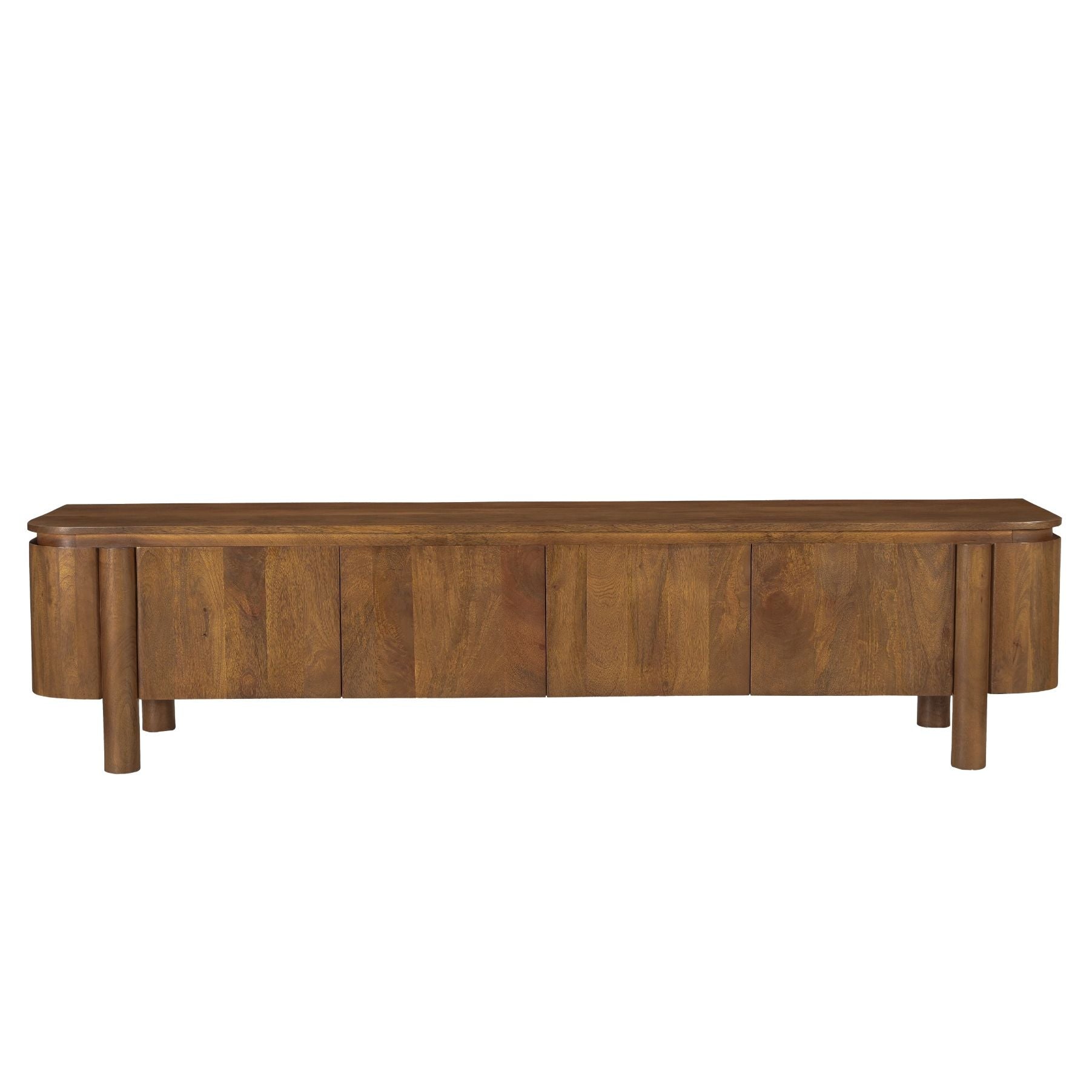 TV-meubel Salano mangohout pecan 210cm van Livingfurn