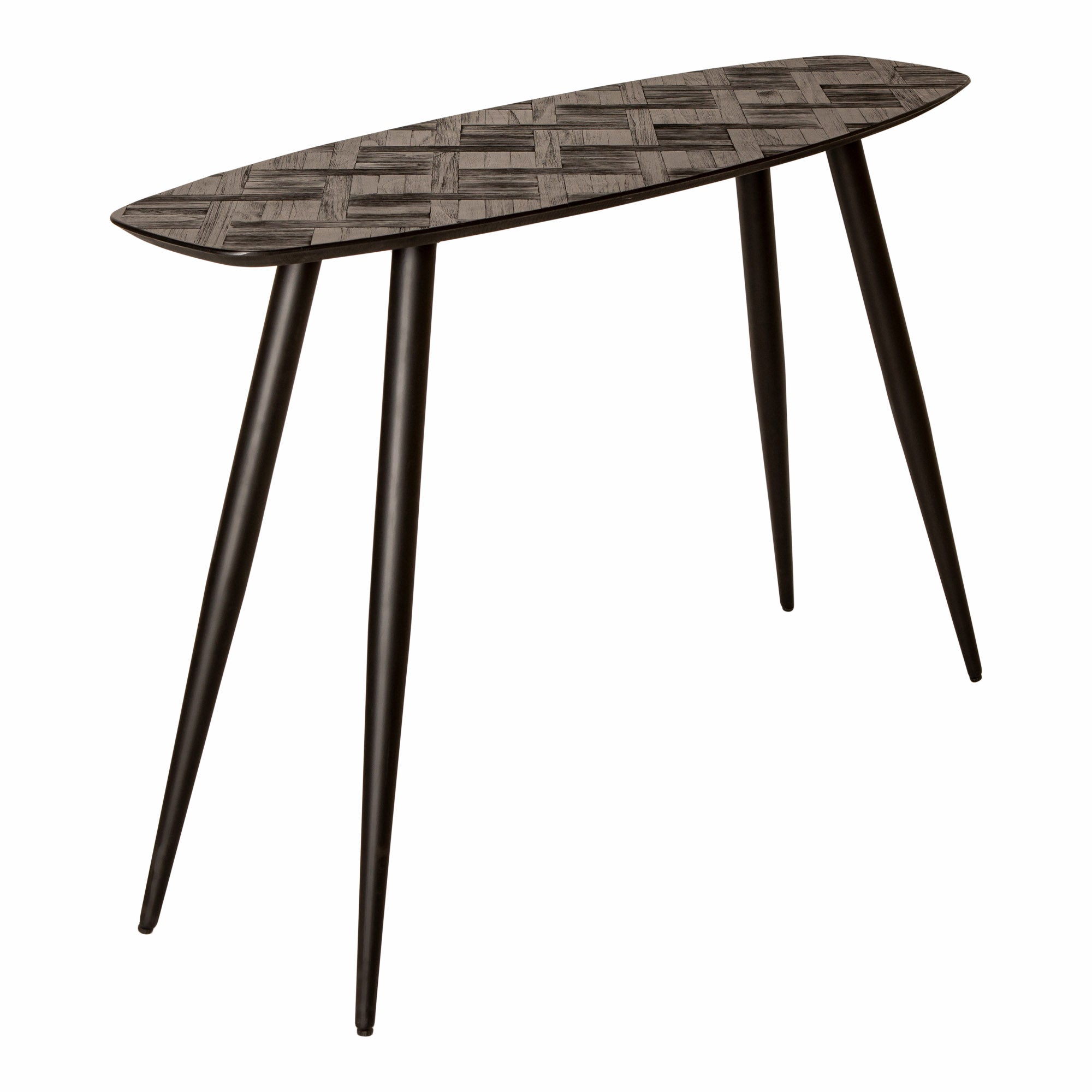 Tyano Black Recycled Teak Wood Side Table PTMD - Sidetable - PTMD - livinglovely.nl