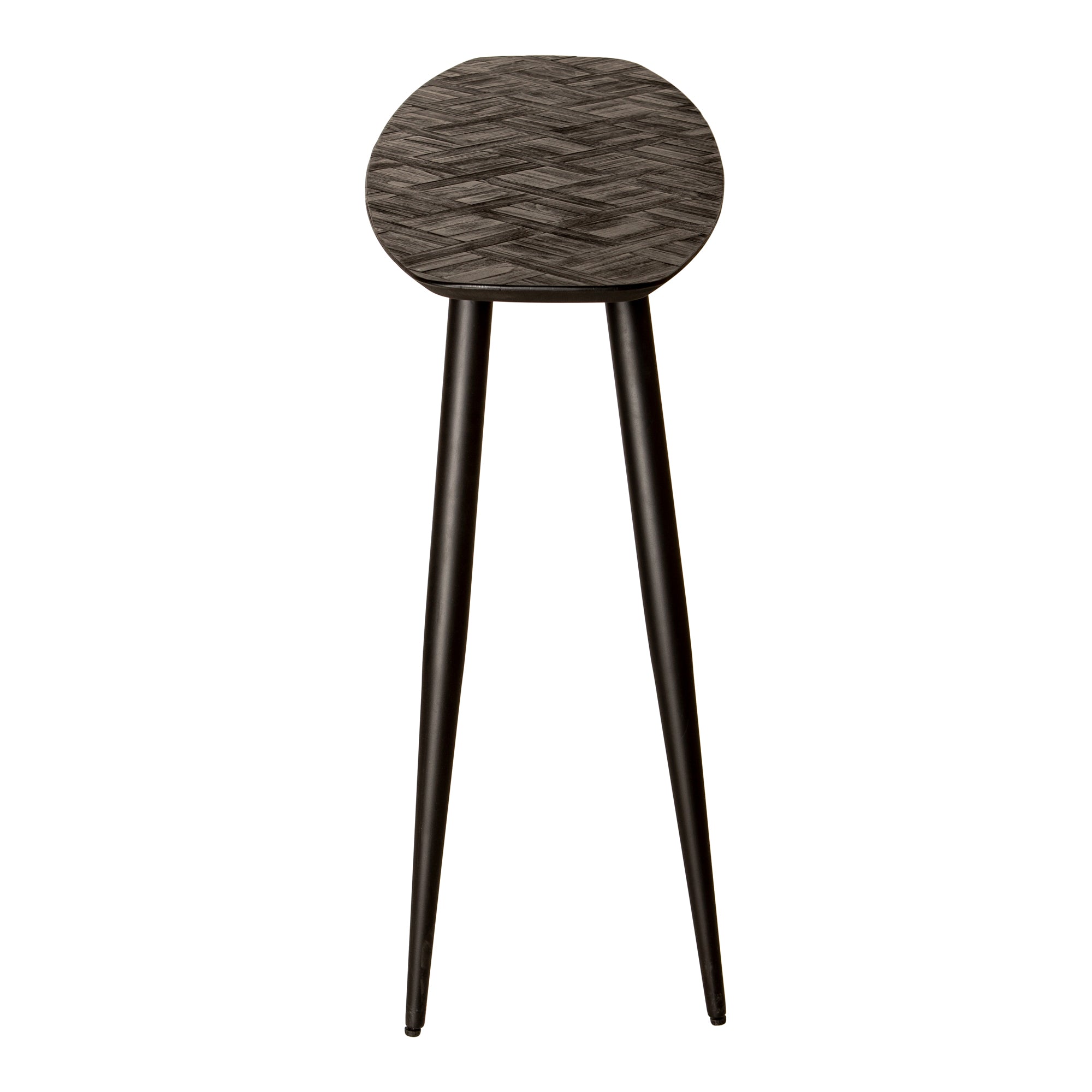 Tyano Black Recycled Teak Wood Side Table PTMD - Sidetable - PTMD - livinglovely.nl