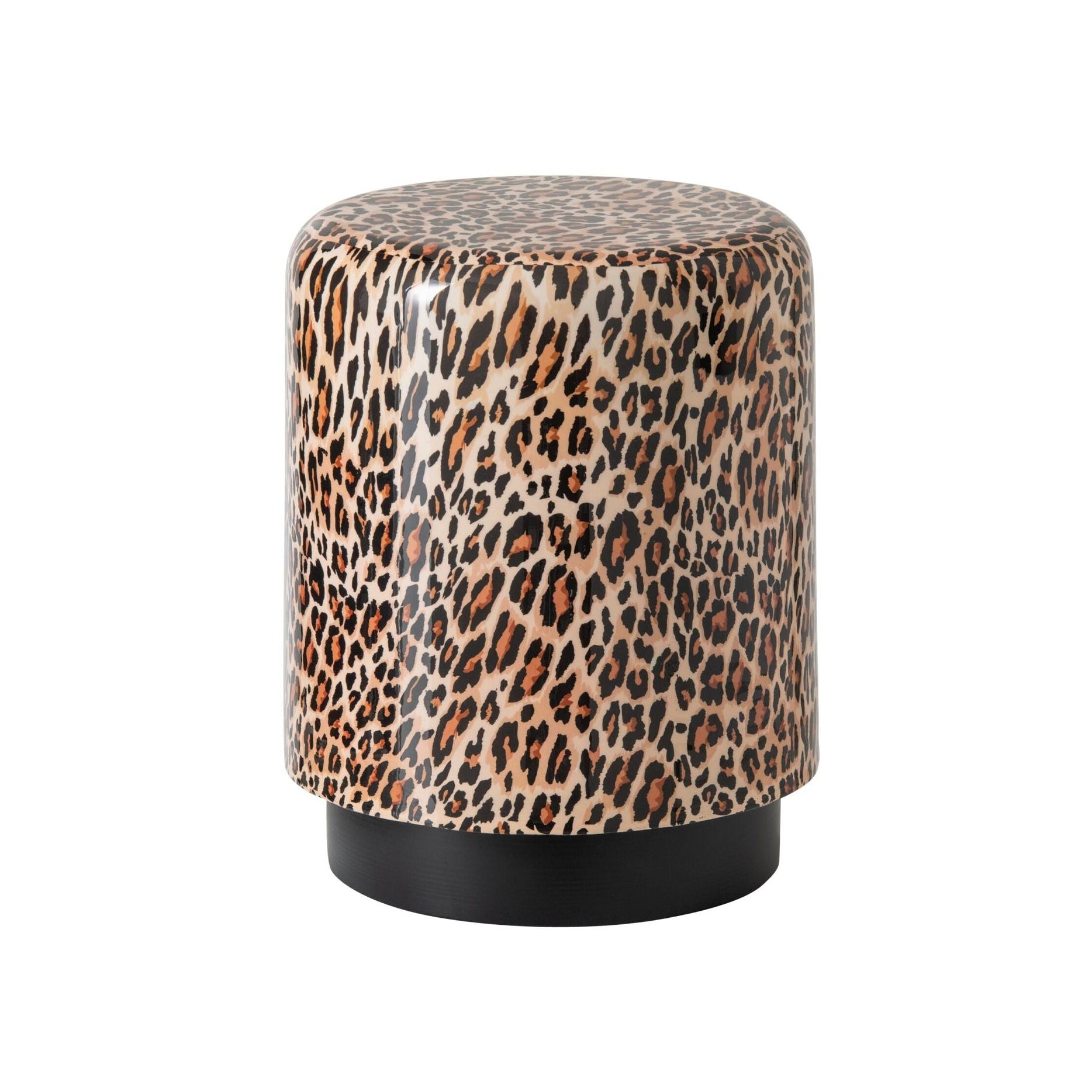 Kruk Leo Rond Metaal Caramel/Zwart J-Line