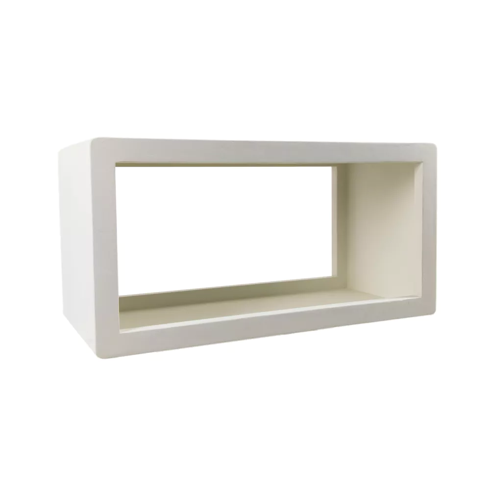 VERONA - rek - kalkpleister - L 90x W 40 x H 45 cm - gebroken wit Pomax - Verona Rek - Pomax - livinglovely.nl