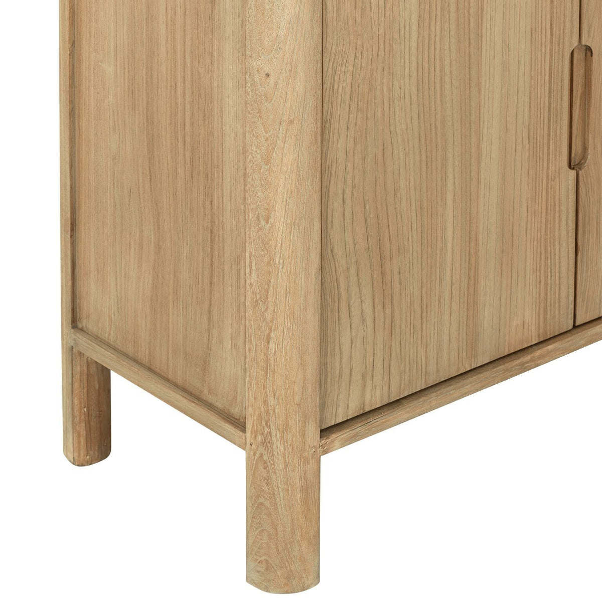 Vitrinekast Forte teakhout in sfeervol interieur DTP Home