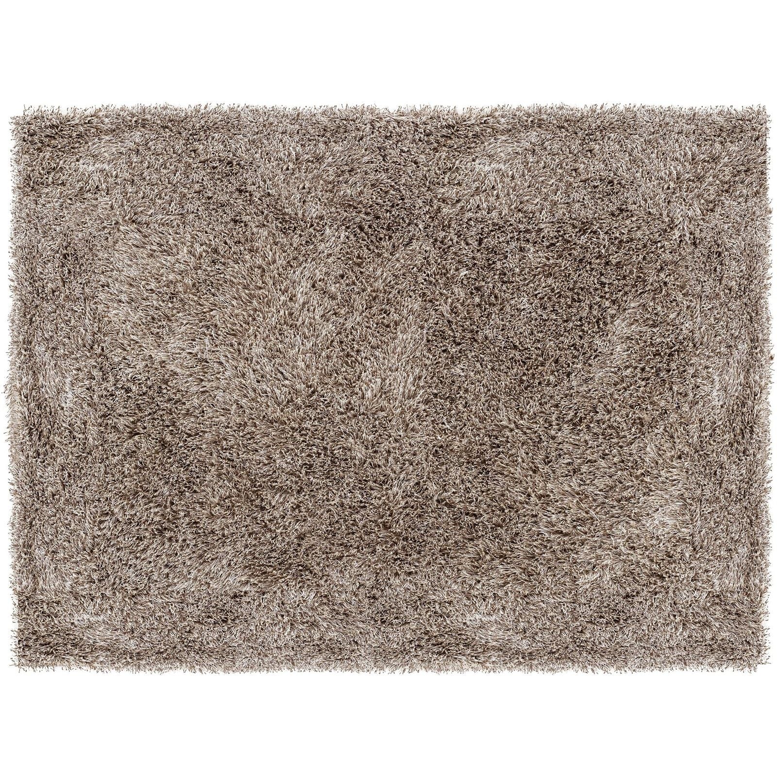 Vloerkleed Crown Bruin 170x240cm van MUST Living in bruin, 100% polyester, volledig in beeld op een neutrale achtergrond