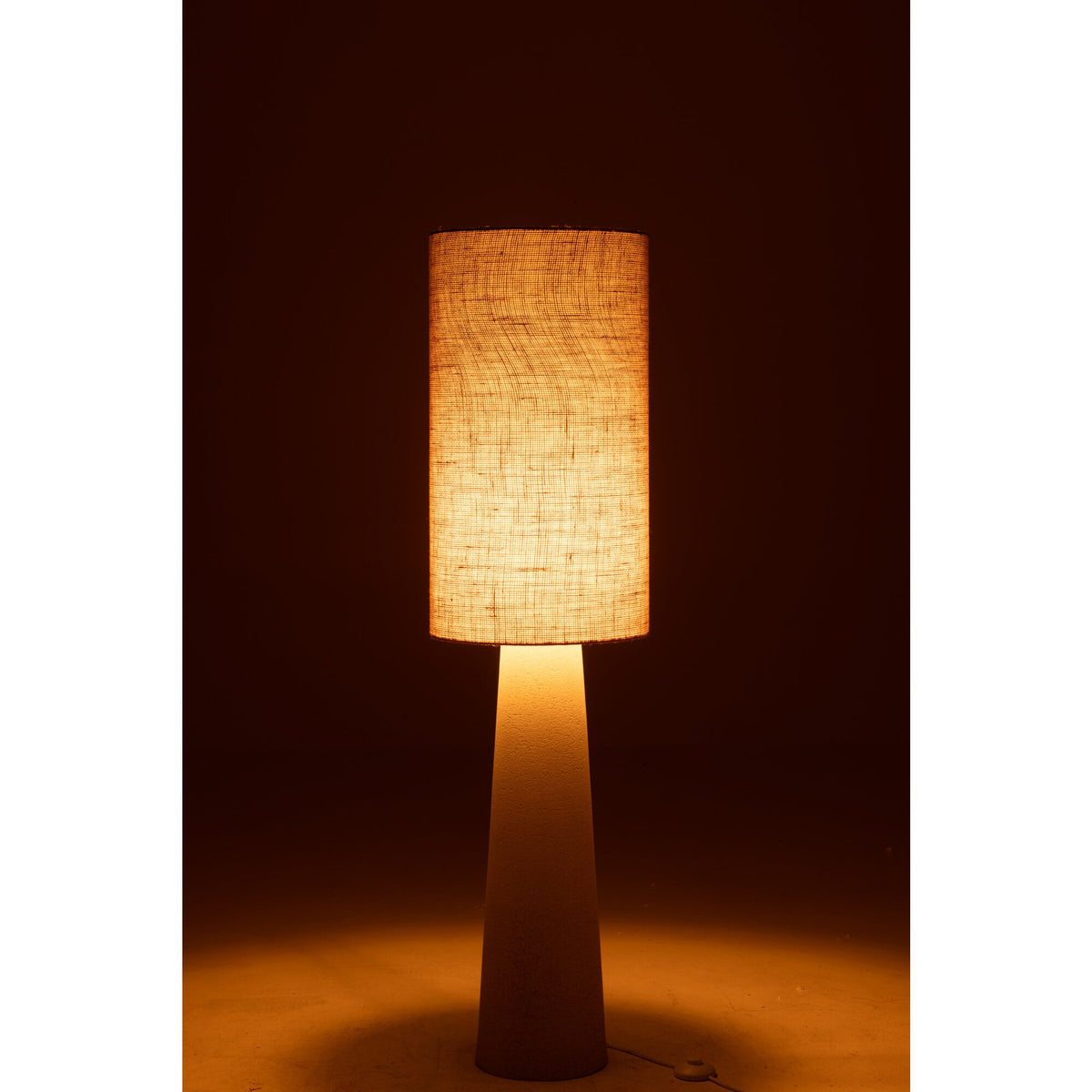 Vloerlamp Ava Glasvezel/Jute Naturel Small H140cm J-Line
