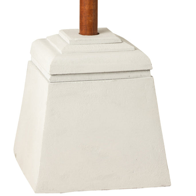 Voet Parasol Steen Wit - Parasolvoet - J-Line - livinglovely.nl