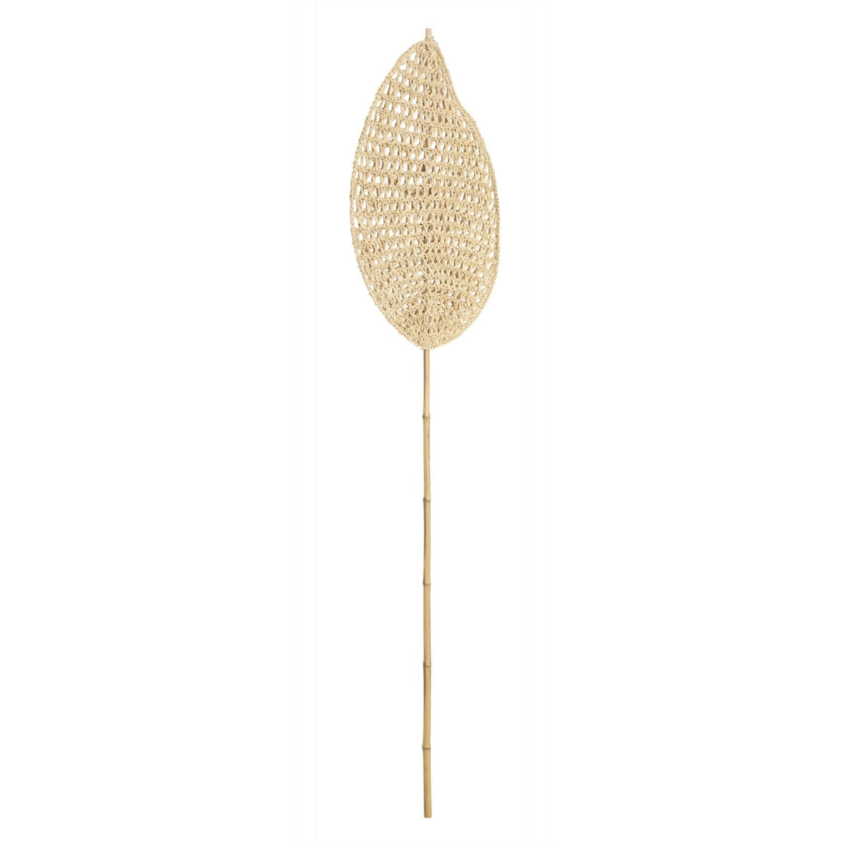 Wandblad Ageal van MUST Living, slank natuurblad van 180cm in naturel op witte achtergrond