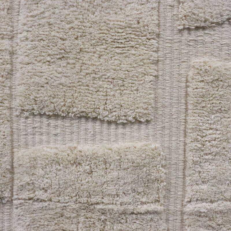 Wandkleed Jeda Blokken Katoen Ivoor 77x2x180cm - Wanddecoratie - Living Lovely - livinglovely.nl