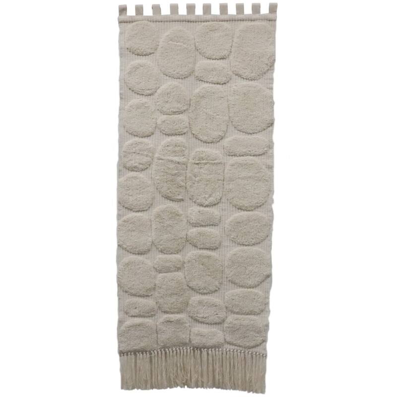 Wandkleed Joan Bollen Katoen Ivoor 77x2x180cm - Wanddecoratie - Living Lovely - livinglovely.nl