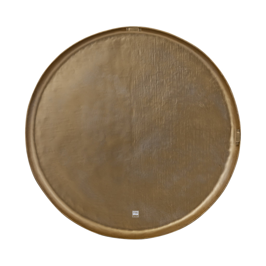 Wandpaneel Jowad L - 95x5x95 cm - Aluminium - Goud PTMD - Wandpaneel - PTMD - livinglovely.nl