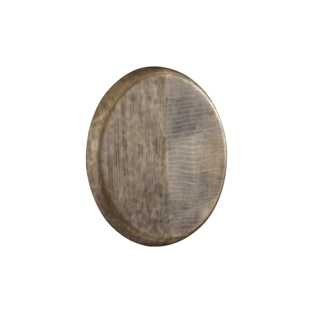 Wandpaneel Jowad S - 60,5x4x60,5 cm - Aluminium - Goud PTMD - Wanddecoratie - PTMD - livinglovely.nl