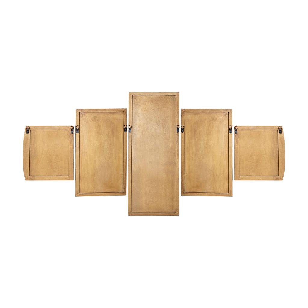 Wandpaneel Sharlene - 180x90cm - MDF - Goud PTMD - Wandpaneel - PTMD - livinglovely.nl