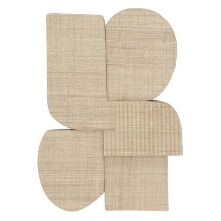 Wandpaneel Tucker palmblad naturel 90cm MUST Living