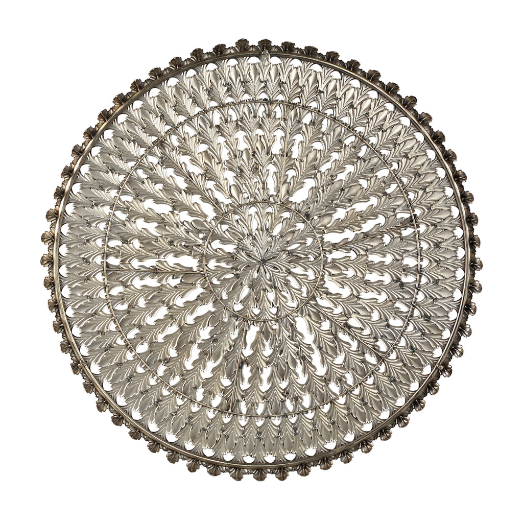 Wandpaneel Xavery L - Ø120cm - Ijzer - Brons PTMD - Wandpaneel - PTMD - livinglovely.nl