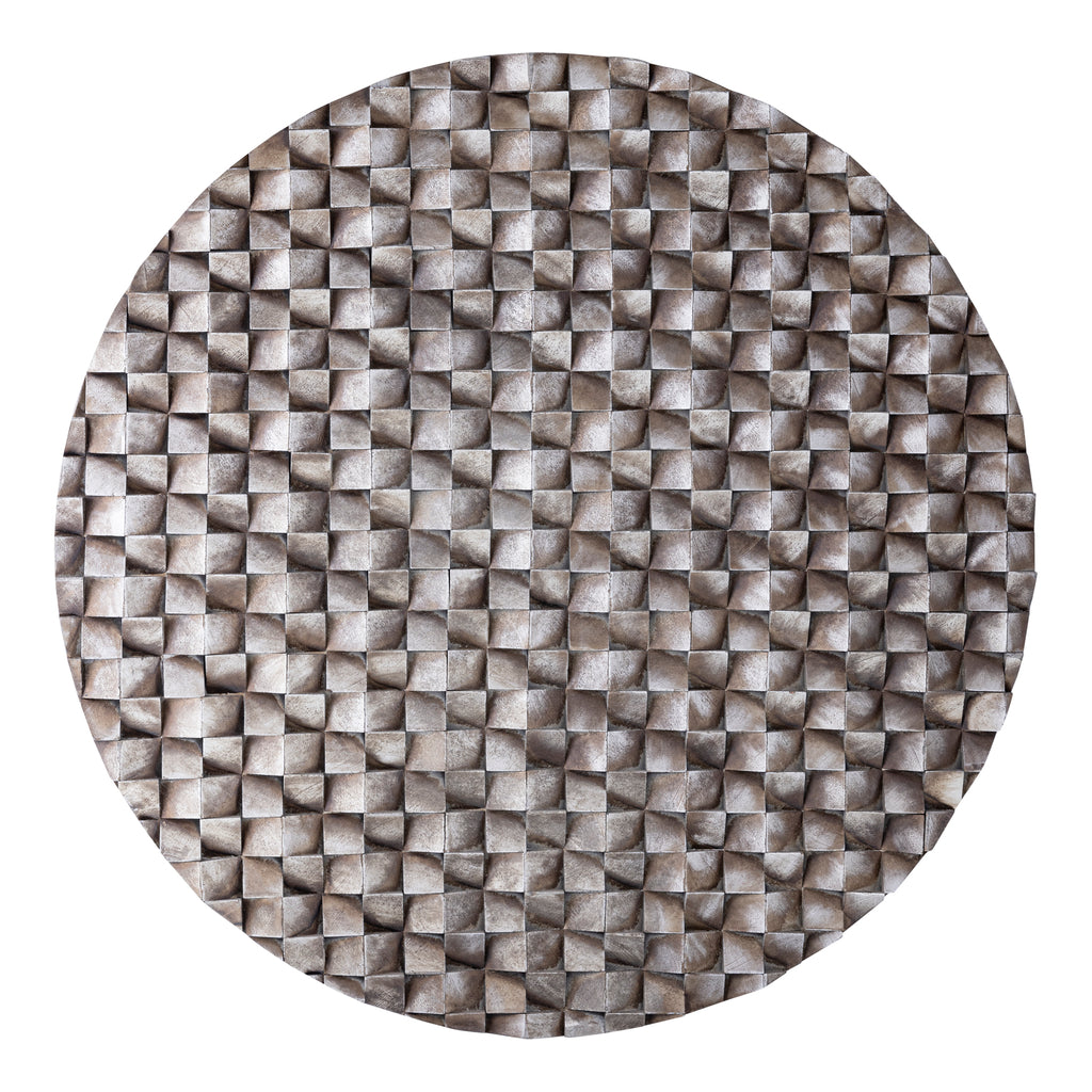 Wandpaneel Zoaya Bronze 3D Rond Large Ø120cm PTMD - Wandpaneel - PTMD - livinglovely.nl