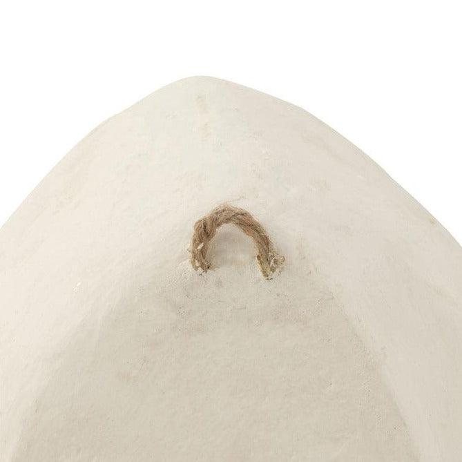 Wandrekken Papier Mache Wit Set van 3 - Wandrek - J-Line - livinglovely.nl