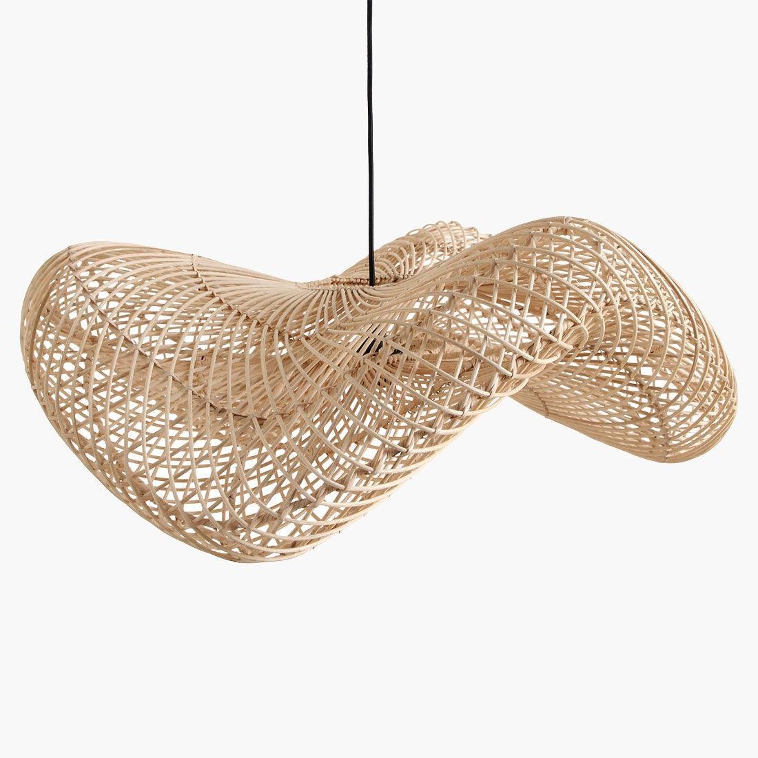 Wave Hanglamp Naturel Large Raw Materials - Hanglamp - Raw Materials - livinglovely.nl
