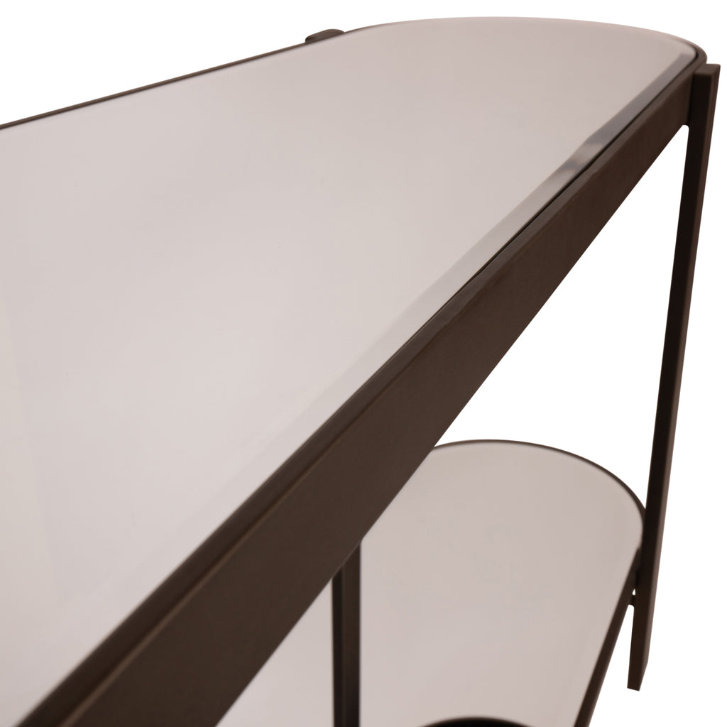 Yozan Console table mirror metal legs PTMD - Sidetable - PTMD - livinglovely.nl