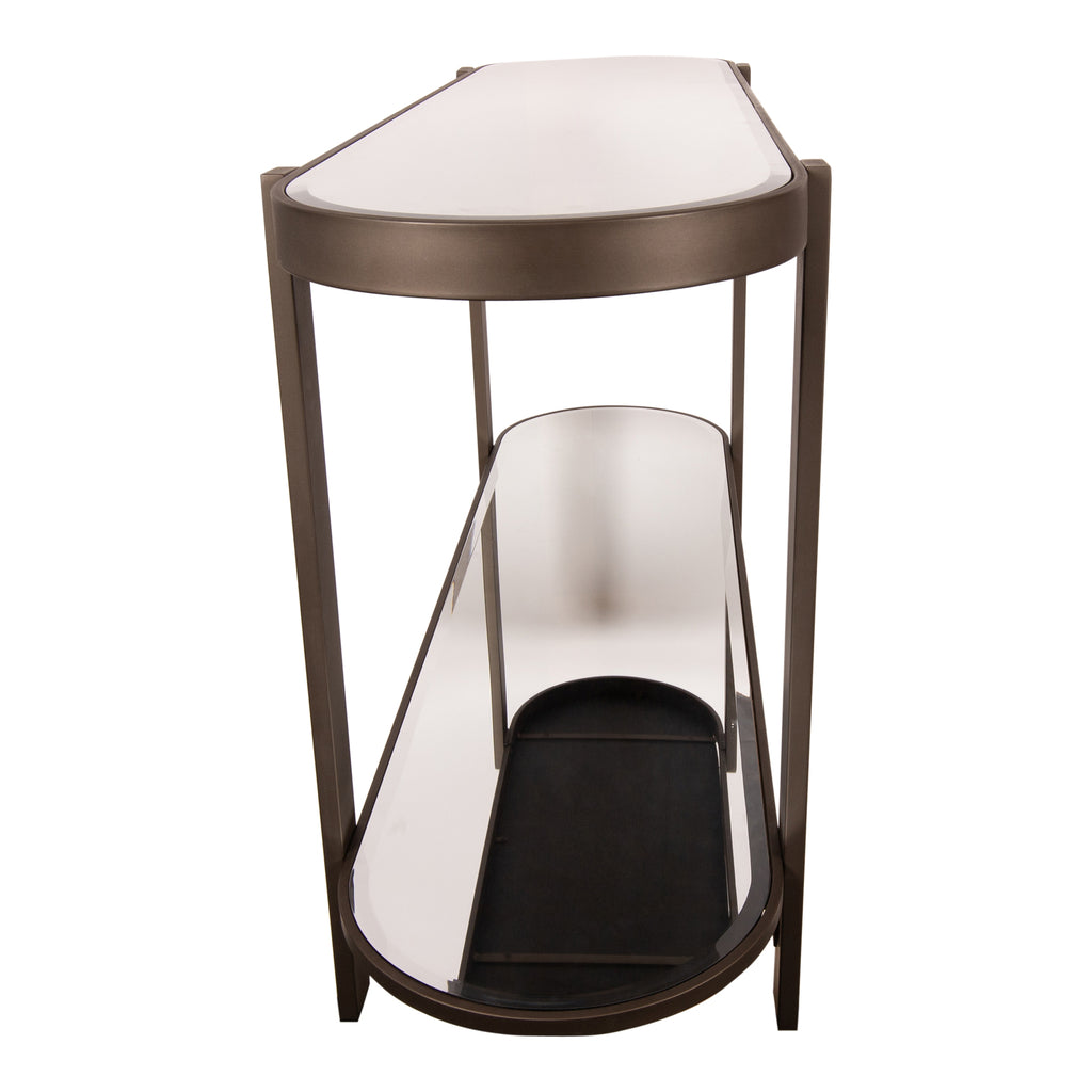 Yozan Console table mirror metal legs PTMD - Sidetable - PTMD - livinglovely.nl