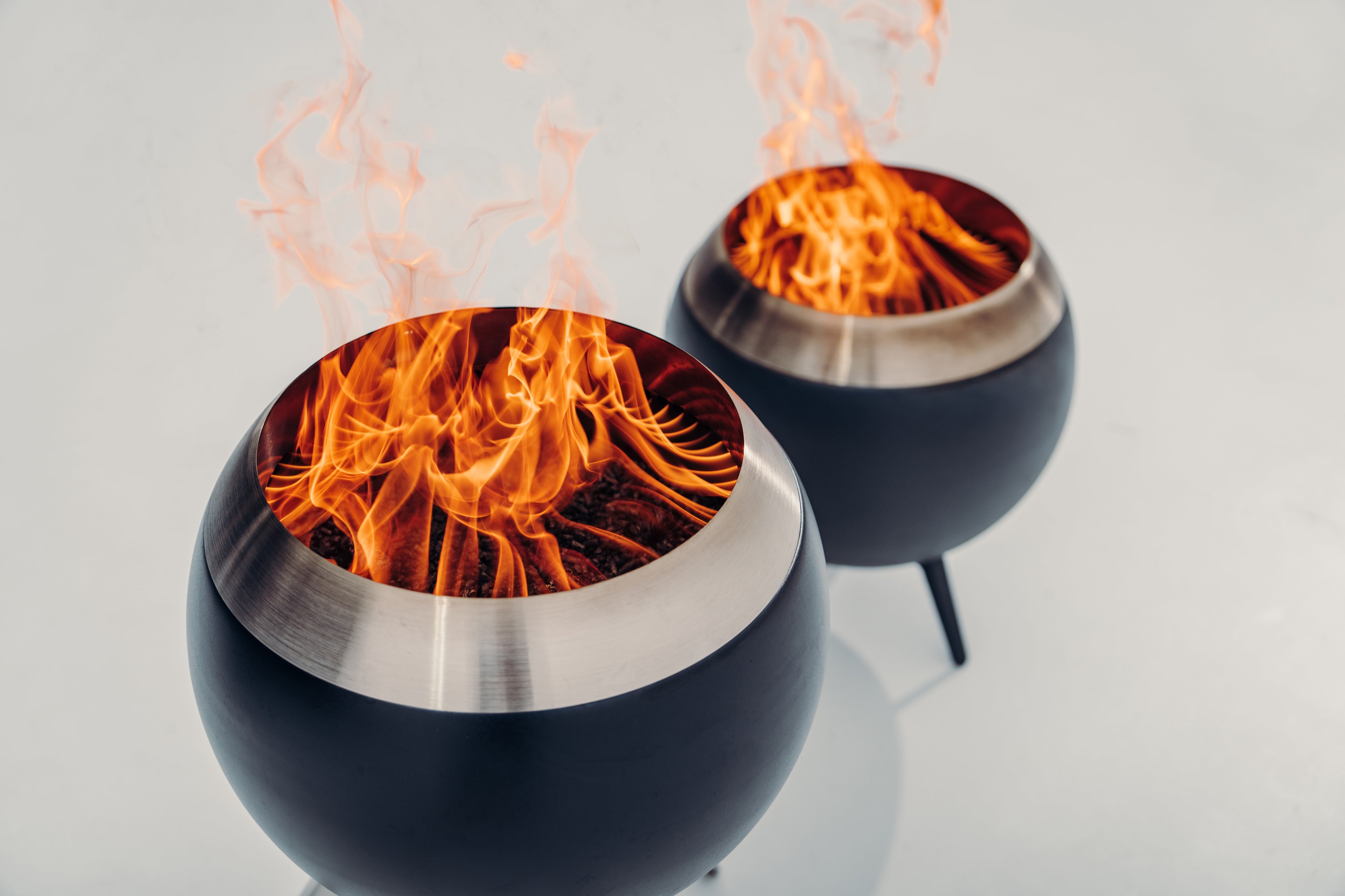 MOON 45 Vuurkorf Hoog Zilver Höfats