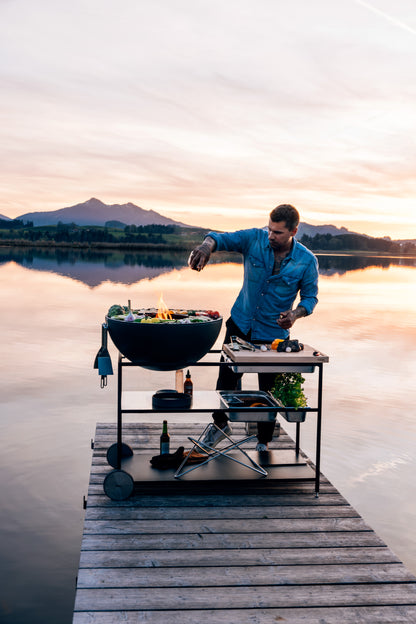 Fire Kitchen BBQ met Höfats Bowl 70 Buitenkeuken