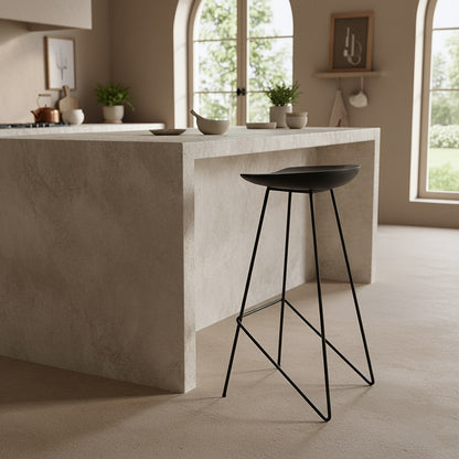 Loft Barkruk Zwart Raw Materials