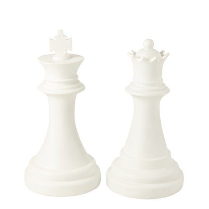 Groot Schaakstuk Koningin Wit J-Line