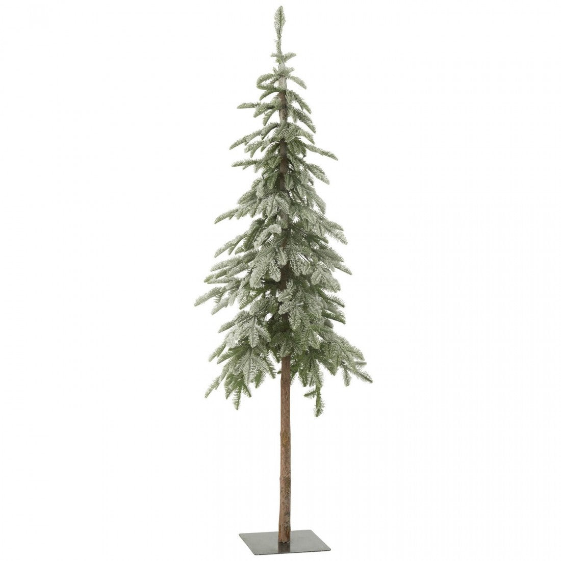 Kerstboom met LED-lampjes en sneeuw Large J-Line 170x45cm