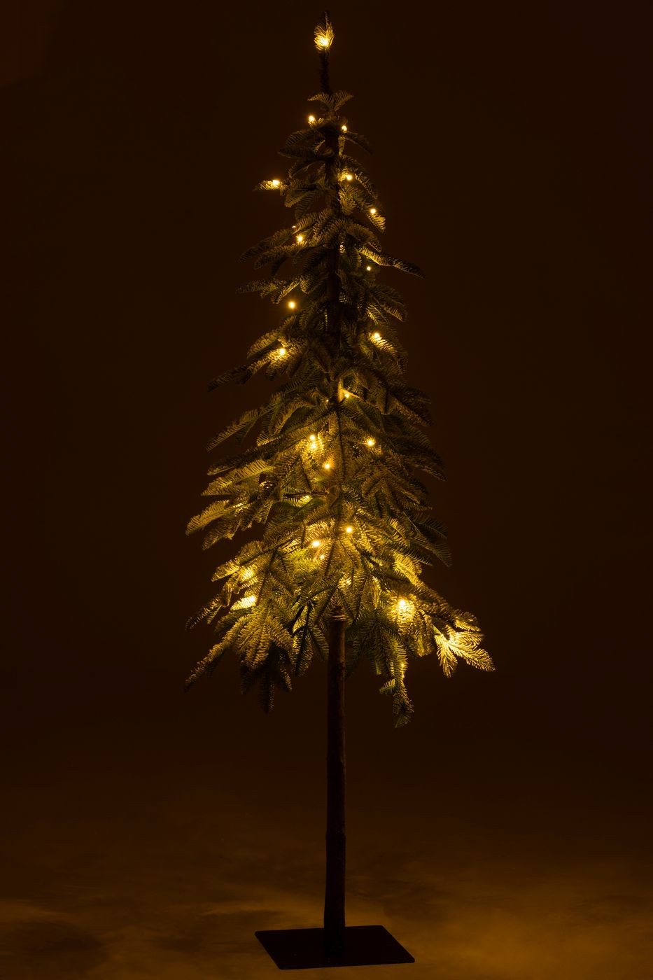 Kerstboom met LED-lampjes en sneeuw Large J-Line 170x45cm