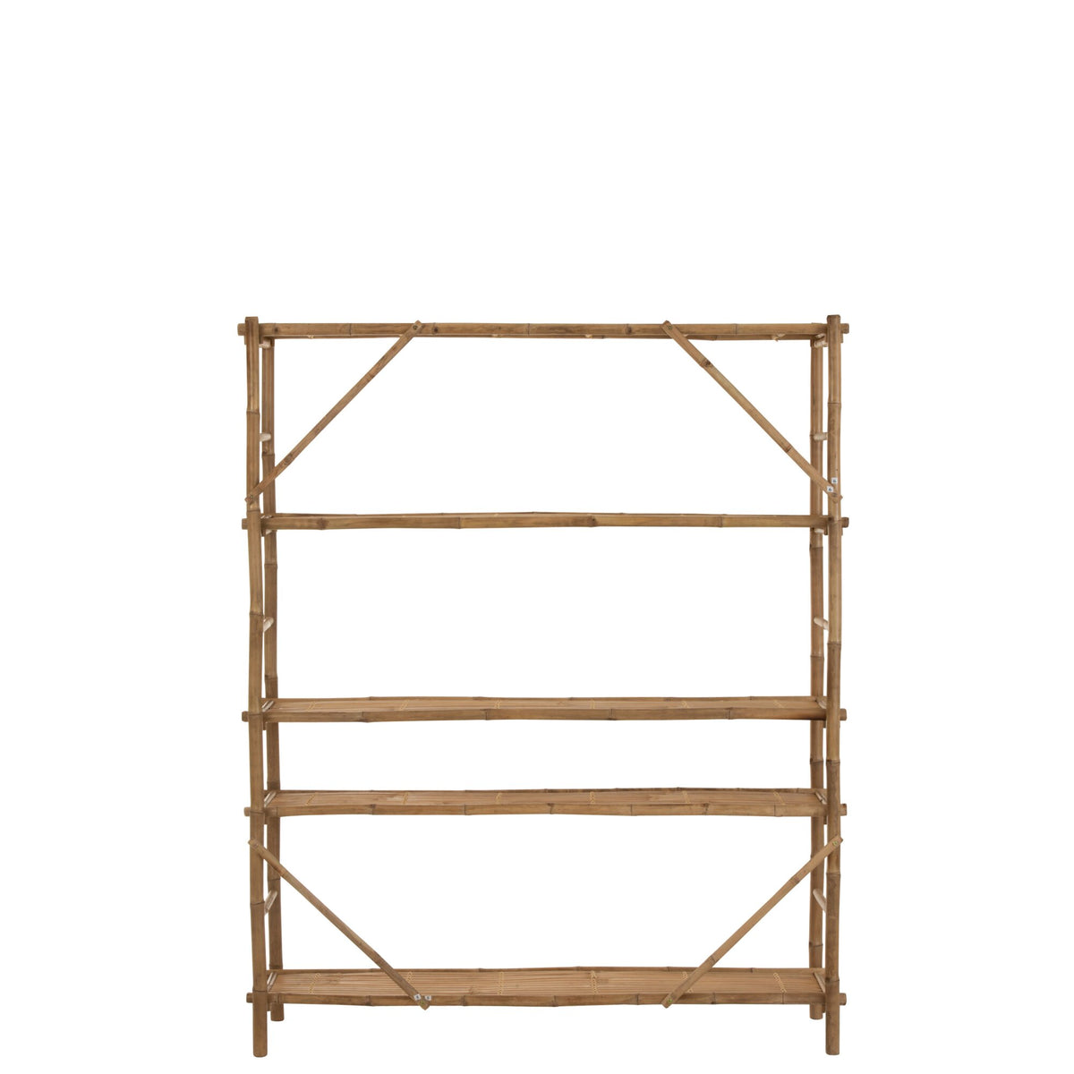 Rek 5 Planken Bamboe Naturel