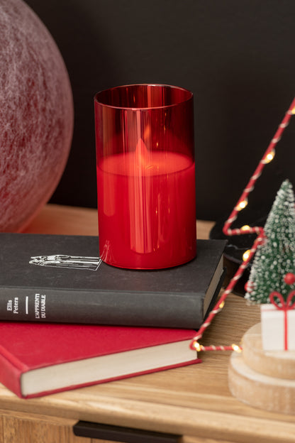 Ledlamp Blinkend Glas Rood Small