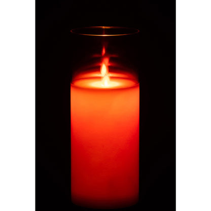 Ledlamp Blinkend Glas Rood Large