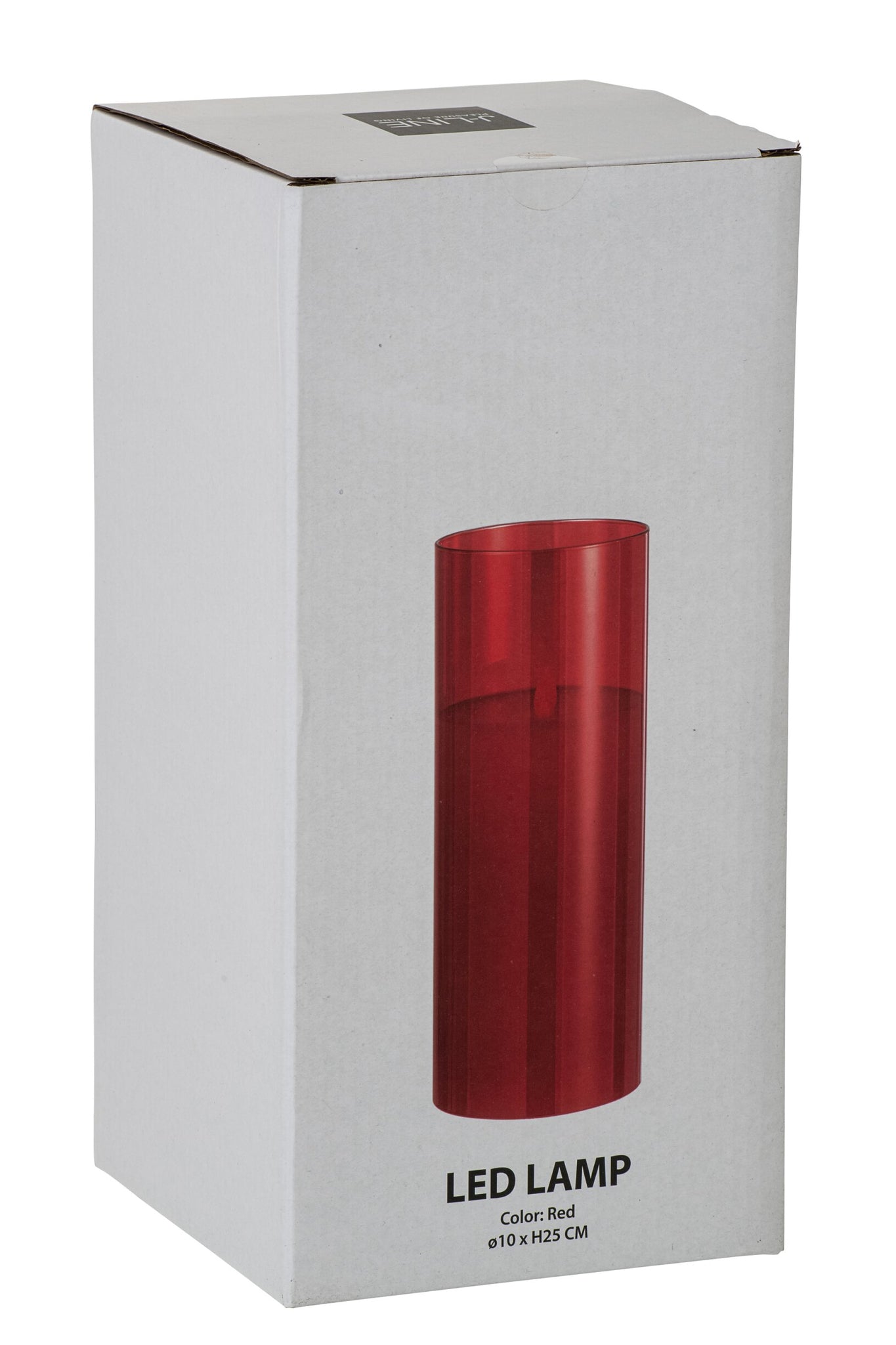 Ledlamp Blinkend Glas Rood Large