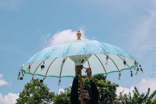 Bali Parasol - Licht Blauw - 180 cm