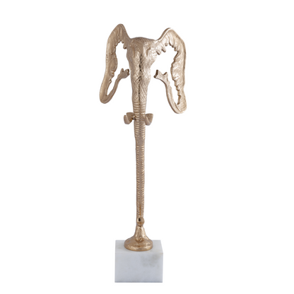Horton Decoratief Beeld Olifant Champagne Marmer Large PTMD
