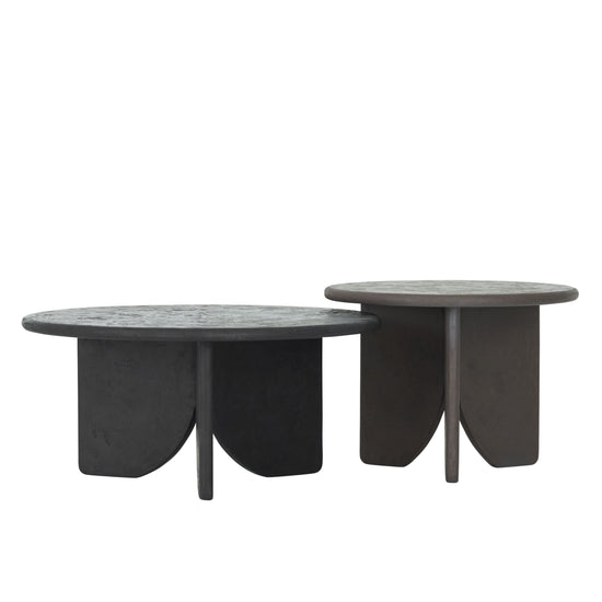 DTP Home Scala Salontafel Melo Earth Fudge / Pepper Set van 2