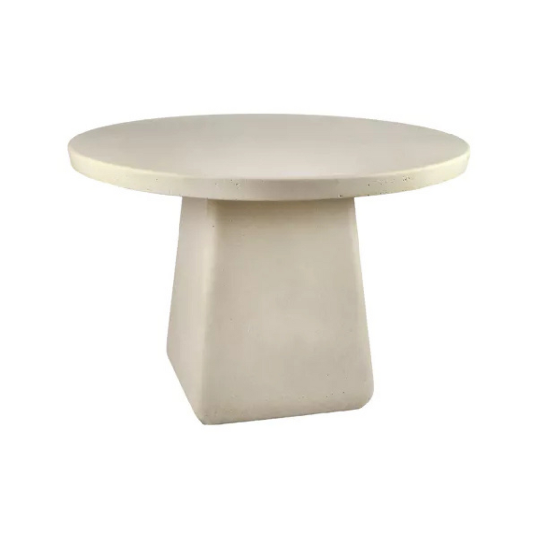 Makura Ronde Eettafel Gebroken Wit Ø115cm Pomax