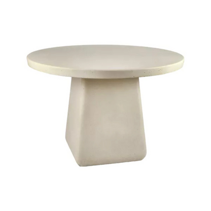 Makura Ronde Eettafel Gebroken Wit Ø115cm Pomax