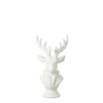 Hert Polyresin Wit Small J-Line