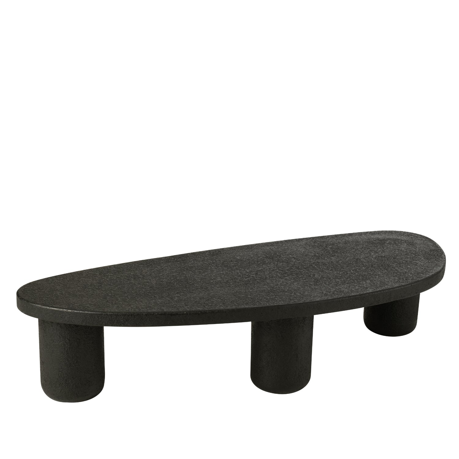 Salontafel Ovaal Mdf Zwart J-Line