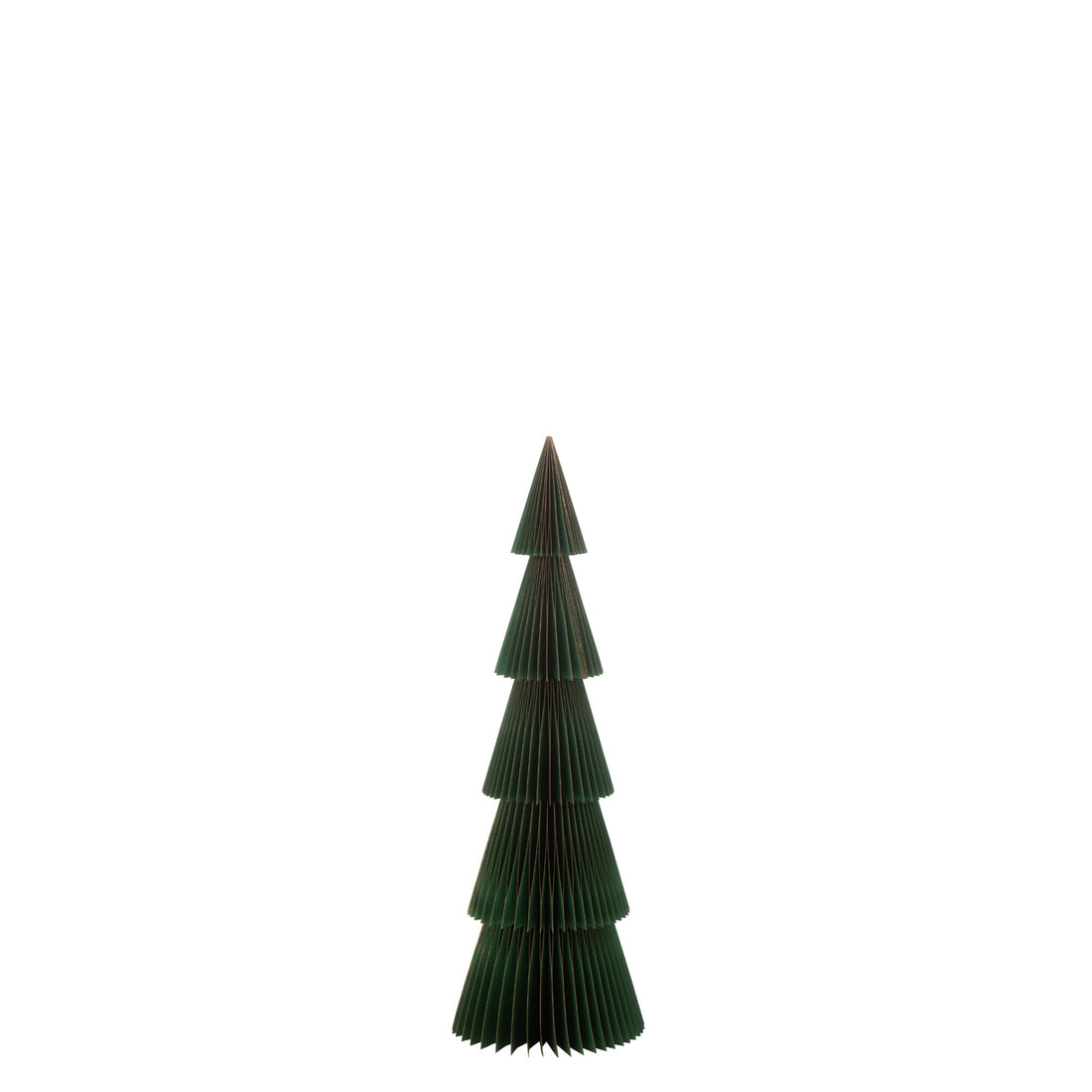Kerstboom Plooibaar Papier Donkergroen/Koper H122 J-Line